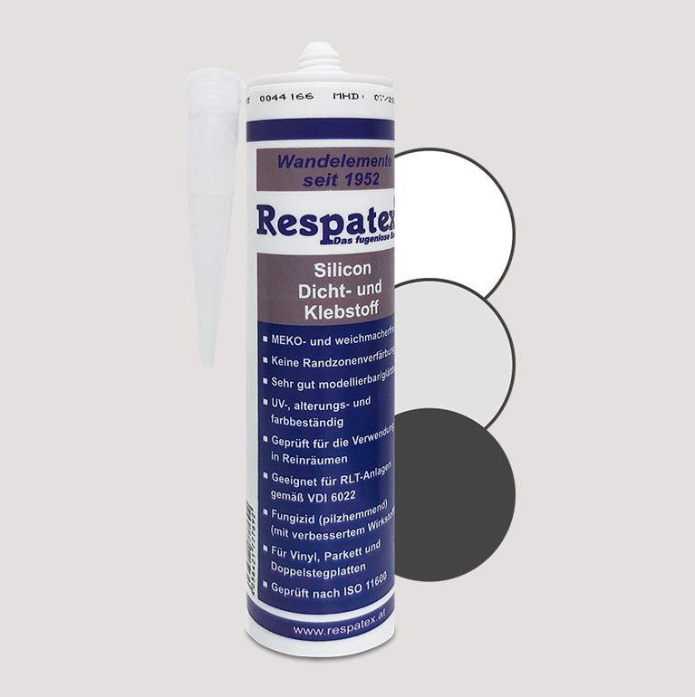 Respatex® Silikon Dicht- & Klebstoff in drei Farben Bild